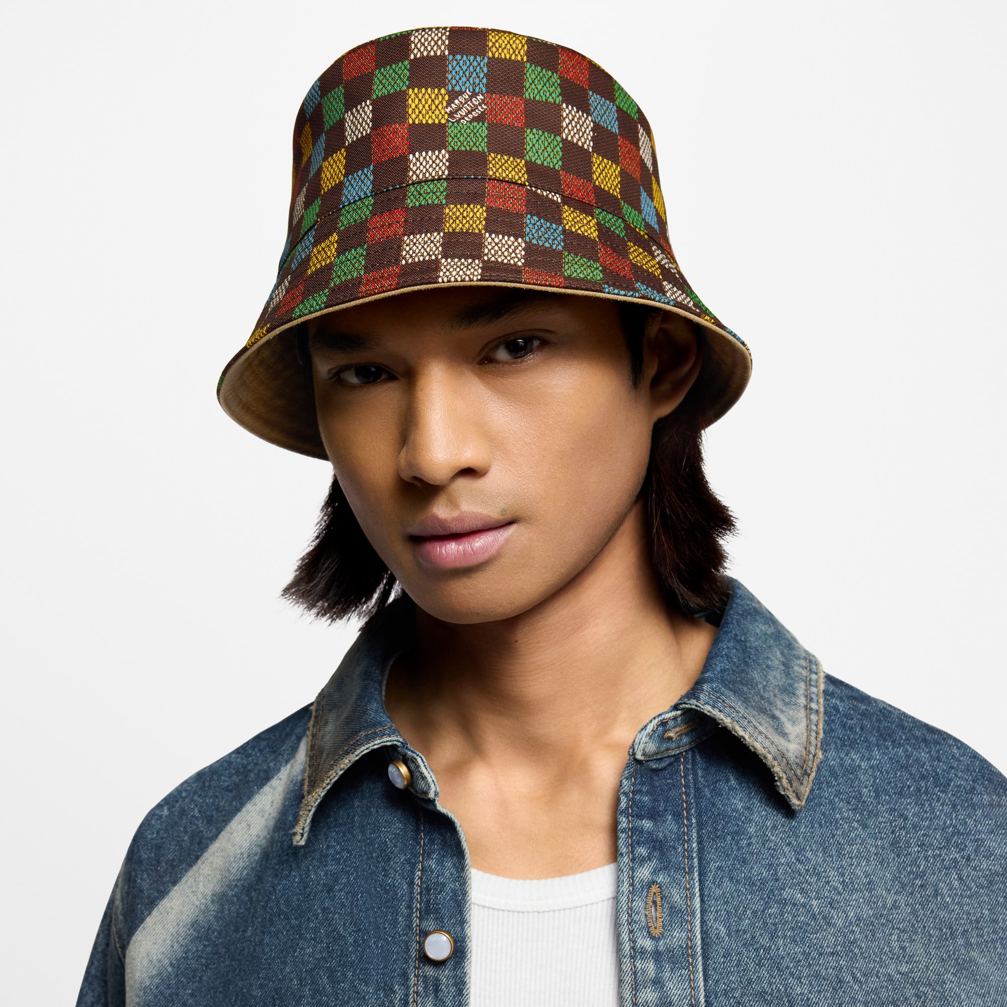 LV Vers Damier Reversible Bucket Hat S00 - Accessories | LOUIS VUITTON